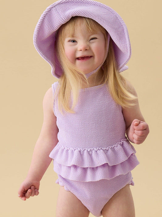 Dsiney Kidz - MORI Purple Frill Purple Swimsuit image 1