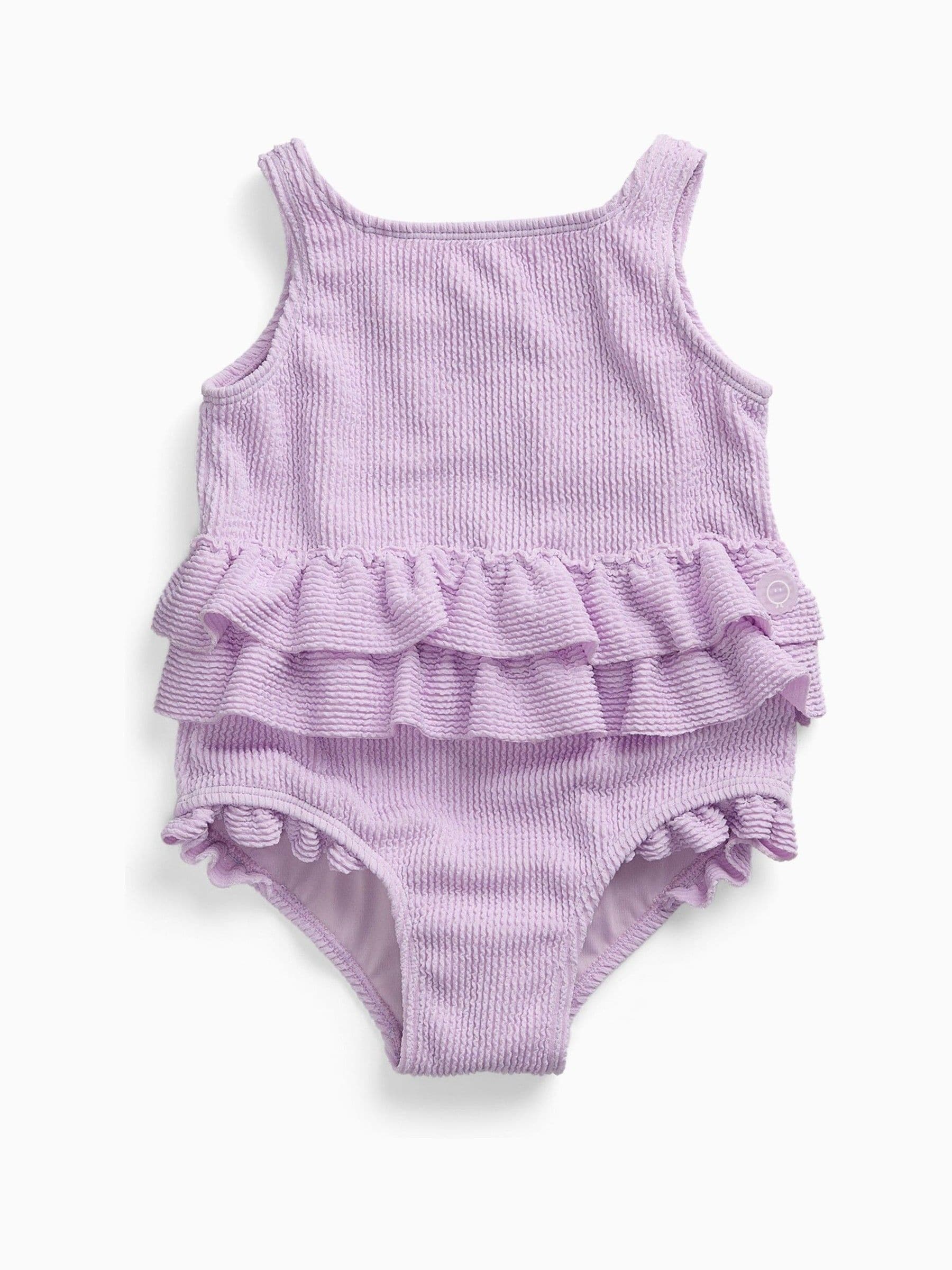 MORI Purple Frill Purple Swimsuit image 4