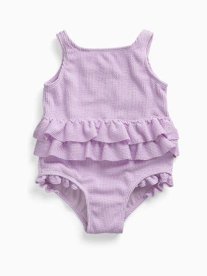MORI Purple Frill Purple Swimsuit image 4