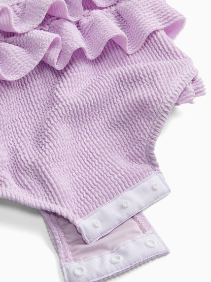 MORI Purple Frill Purple Swimsuit image 5