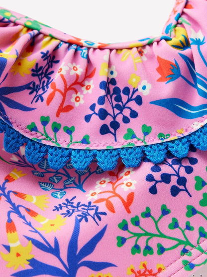 Boden Pink Frill V-Neck Bikini Set image 3