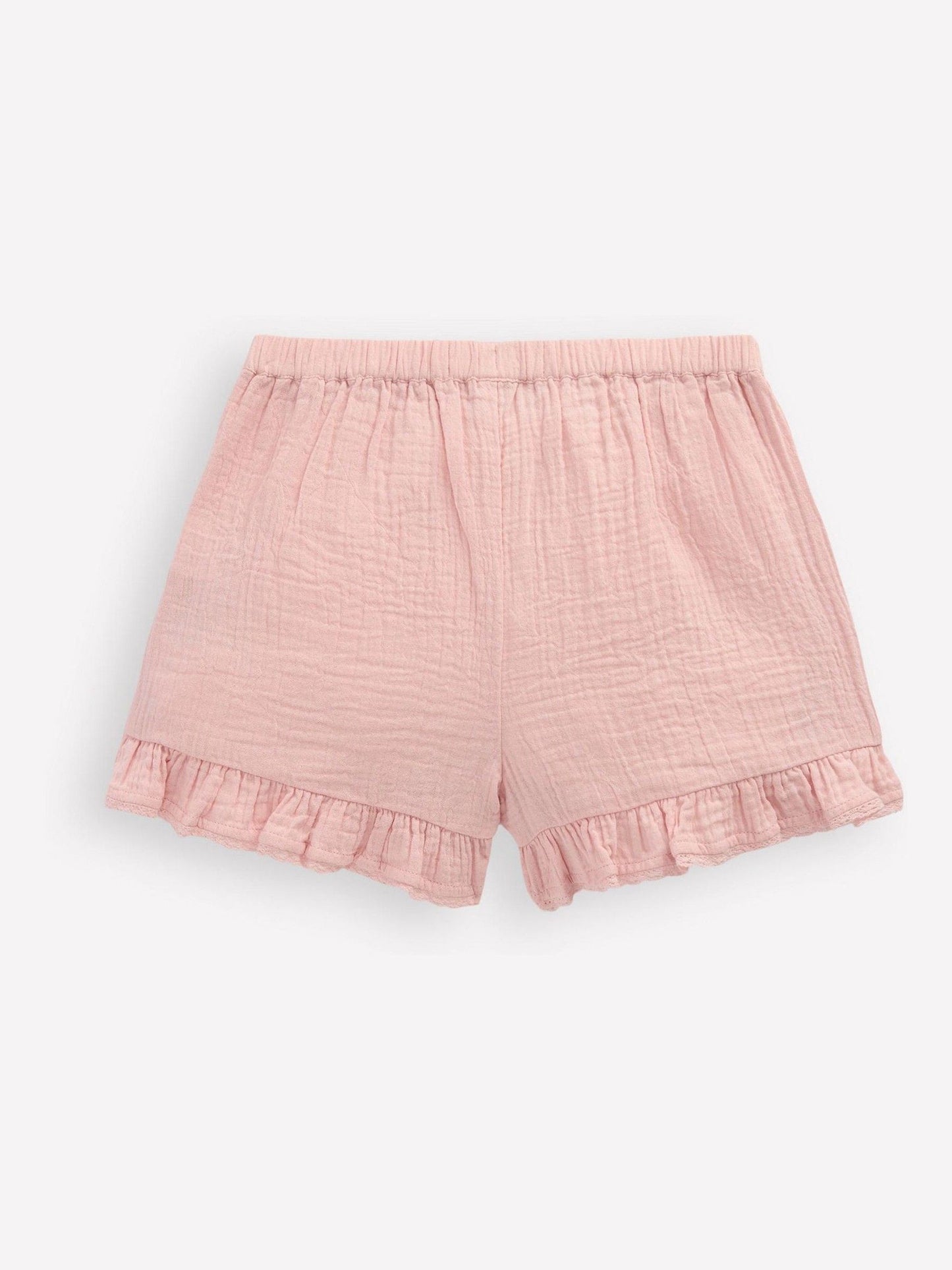 Boden Pink Frill Woven Shorts image 2