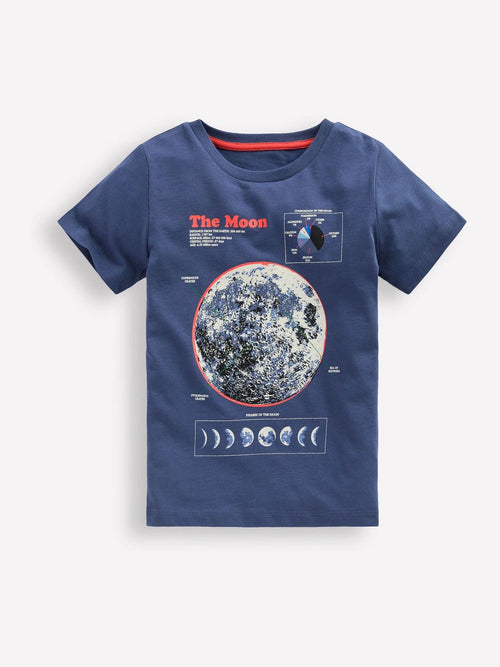 Boden Blue Glow In The Dark T-Shirt image 1