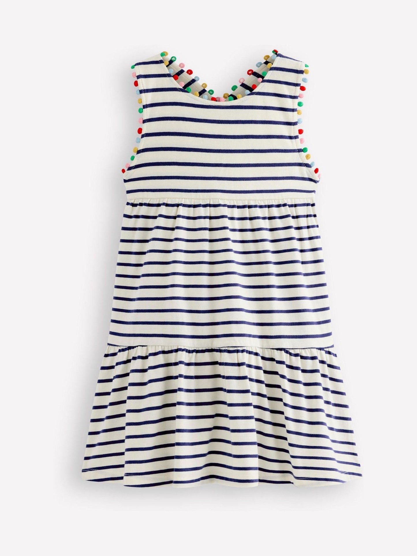 Boden Blue Jersey Cross-Back Dress image 1