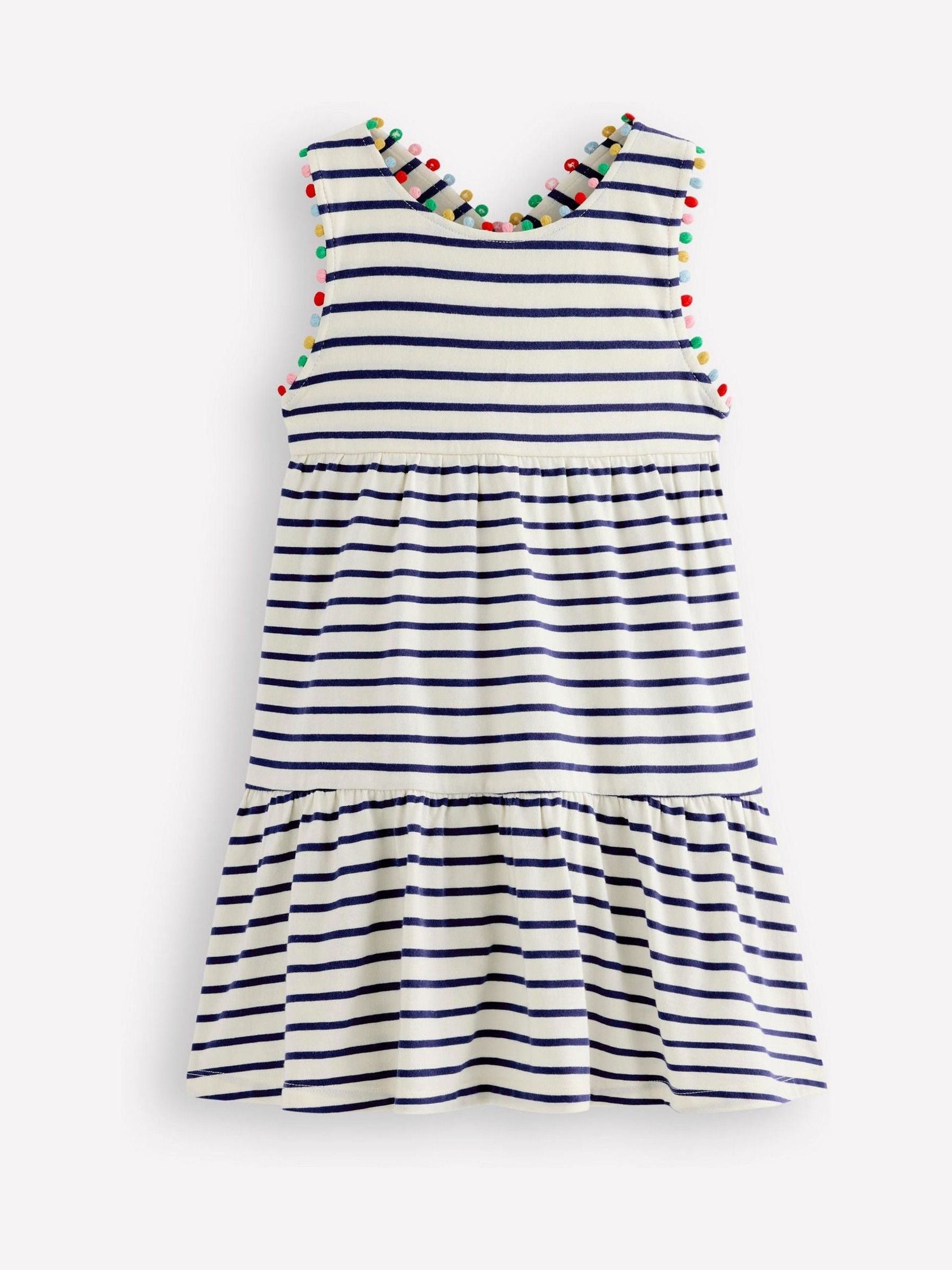 Boden Blue Jersey Cross-Back Dress image 1