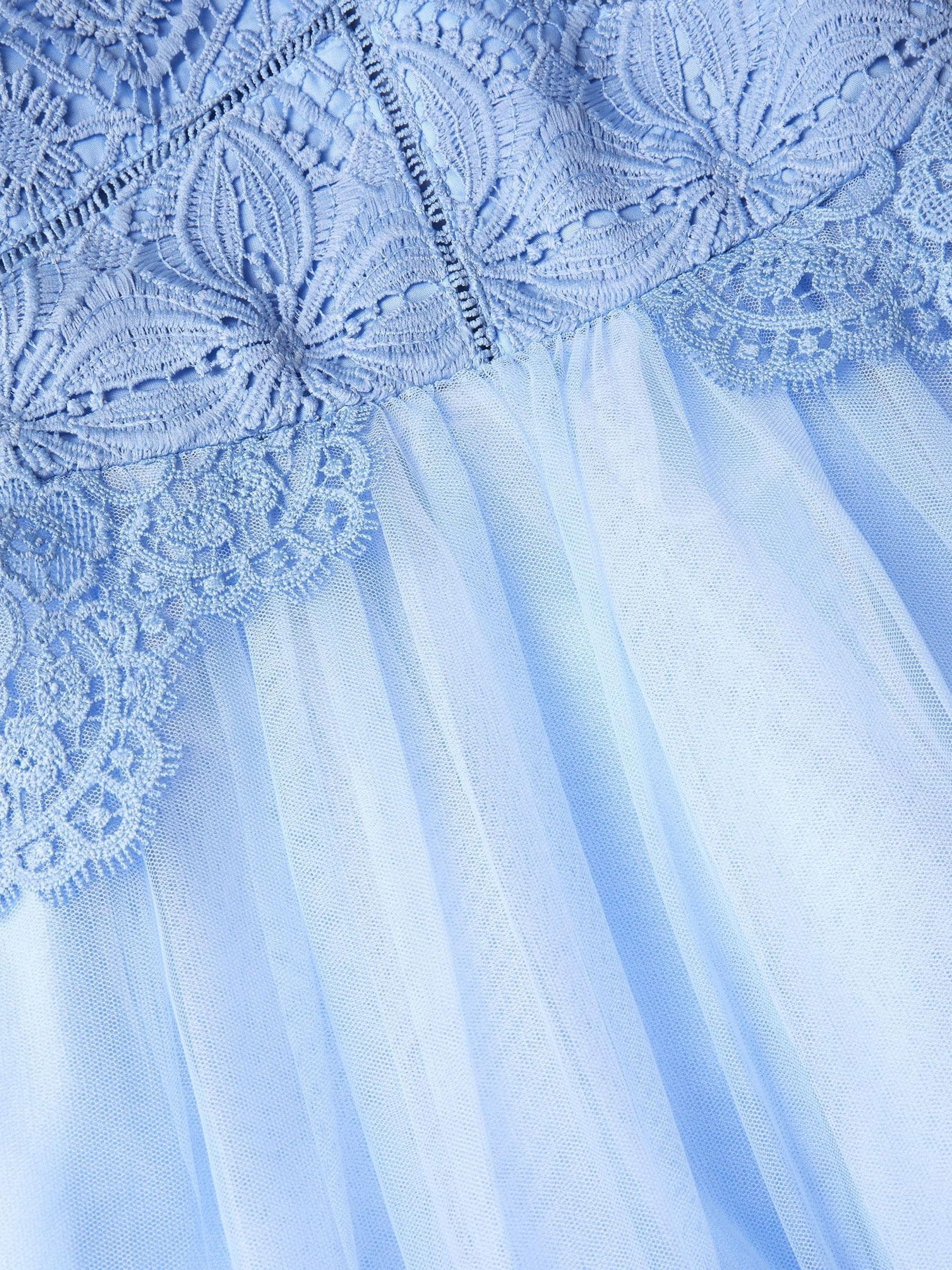 Monsoon Blue Monica Floral Lace Tulle Dress image 4