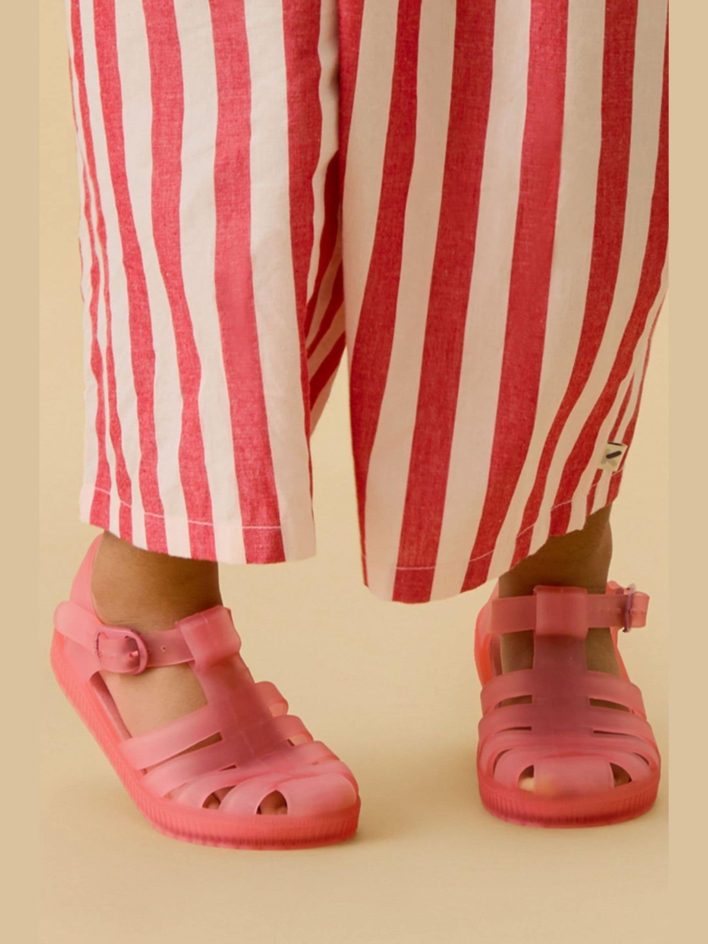 KIDLY by MORI Pink Soft Comfy Jelly Sandals image 3