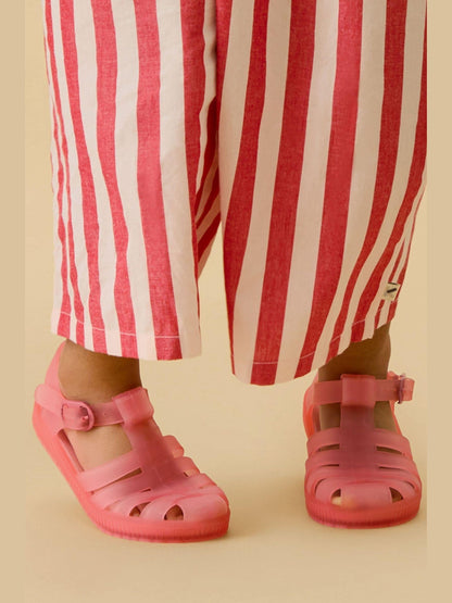KIDLY by MORI Pink Soft Comfy Jelly Sandals image 3