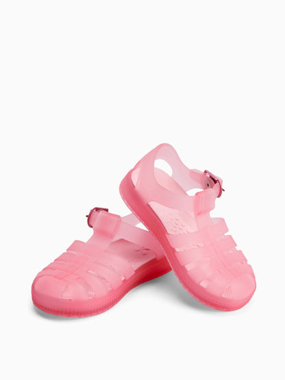 KIDLY by MORI Pink Soft Comfy Jelly Sandals image 5