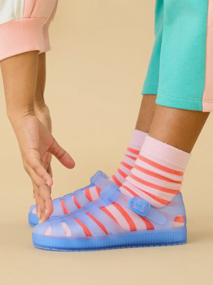 KIDLY by MORI Blue Soft Comfy Jelly Sandals image 1