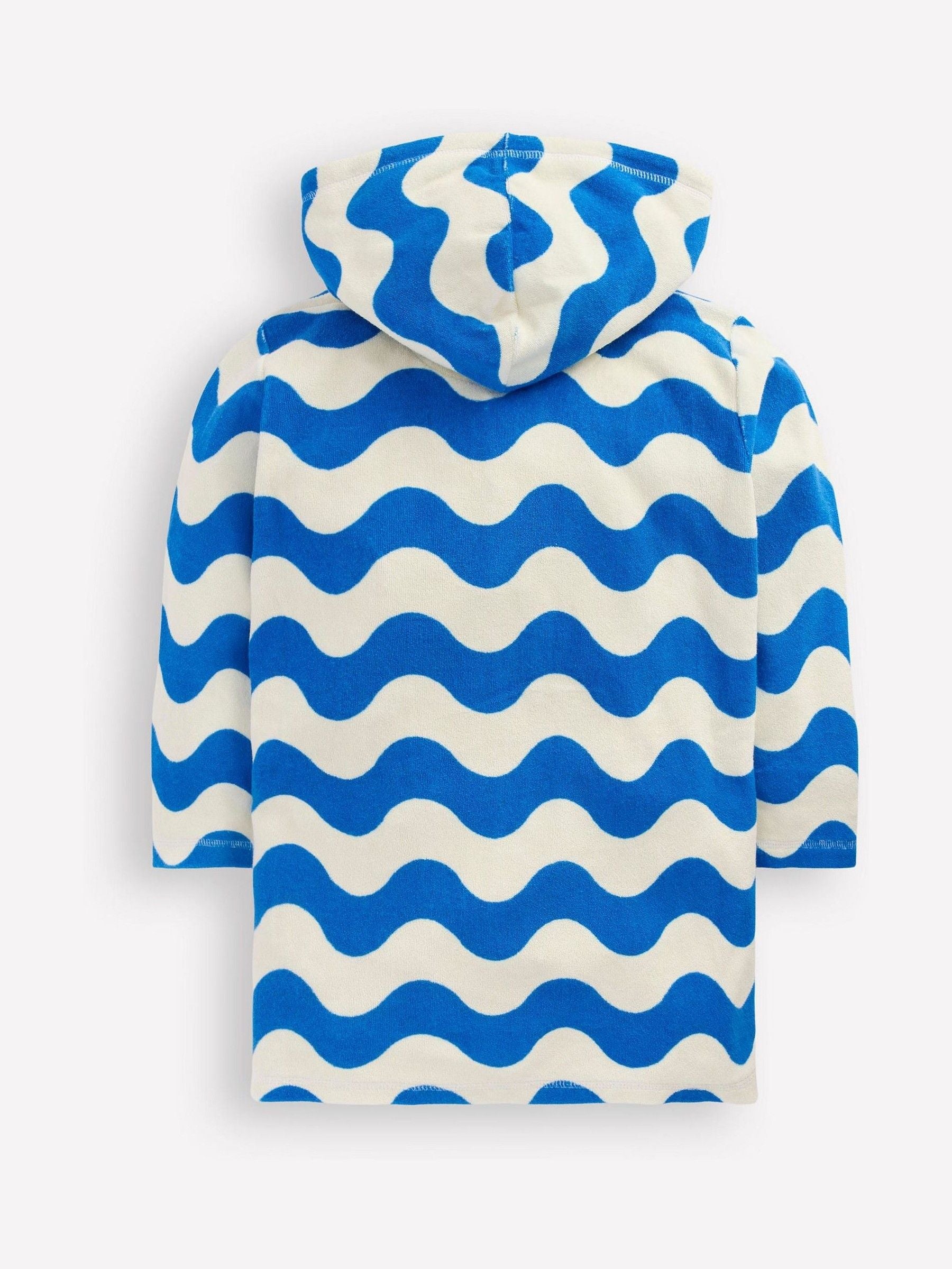 Boden Blue Romie Towelling Zip Throw On Cover-Up image 2