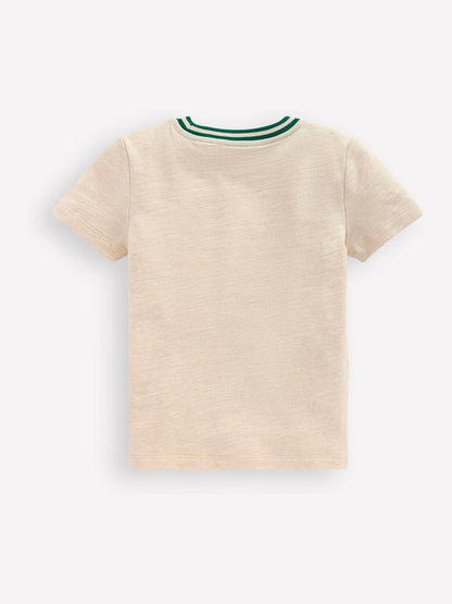 Boden Natural Short Sleeve Mid Weight T-Shirt image 2