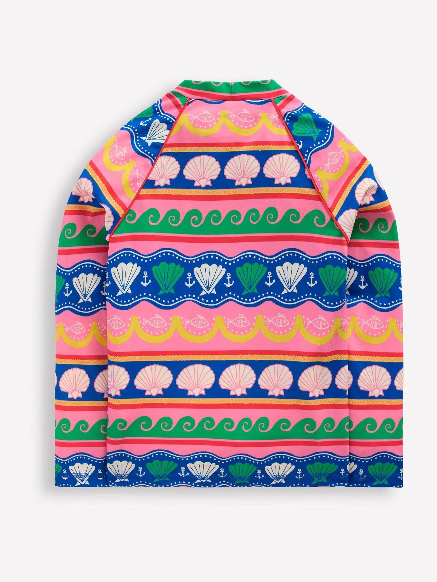 Boden Pink Sun Safe Patterned Rash Vest image 3