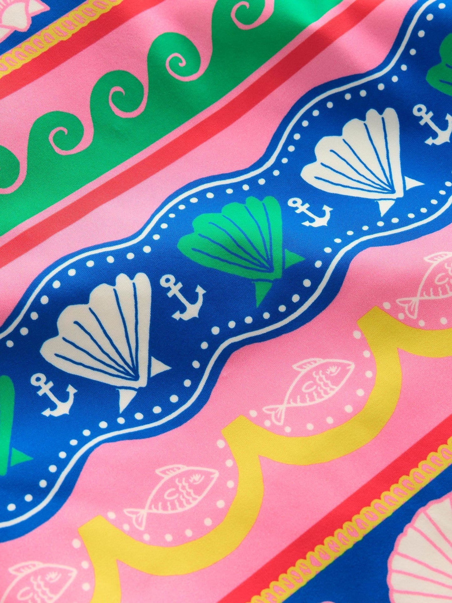 Boden Pink Sun Safe Patterned Rash Vest image 3