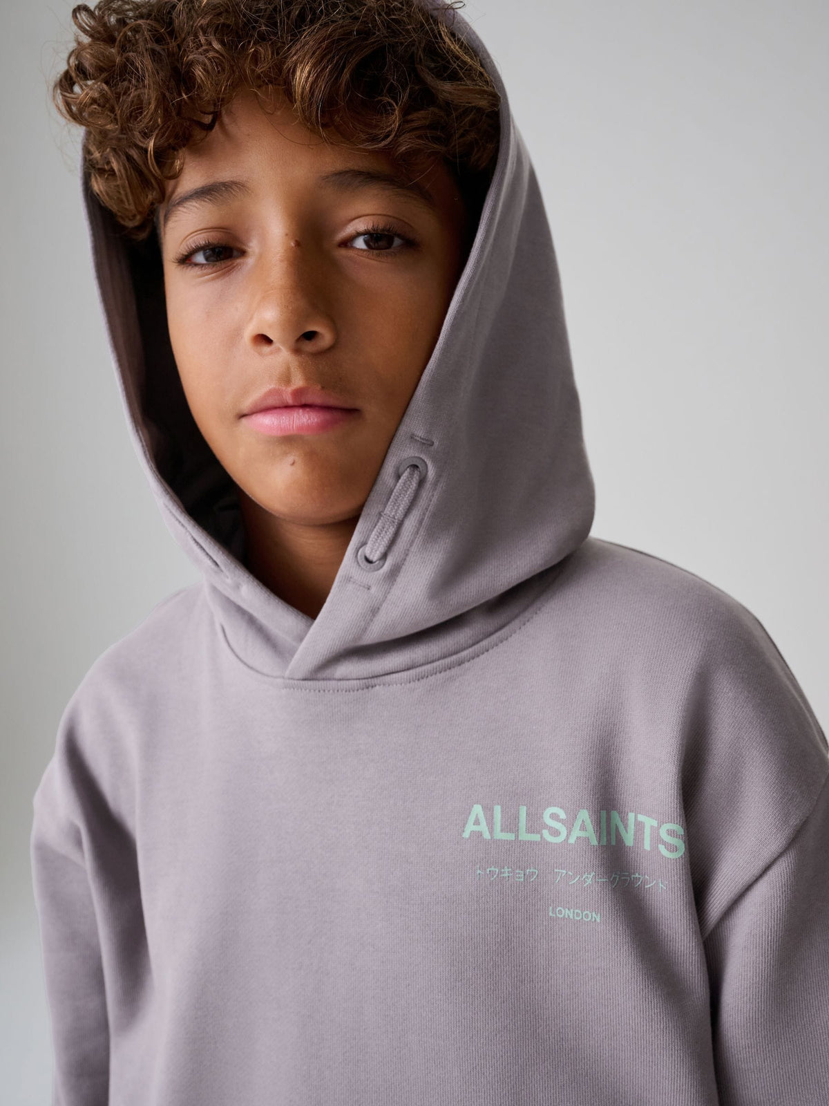 smALLSAINTS Purple Underground Oversized Pullover Hoodie - image 3