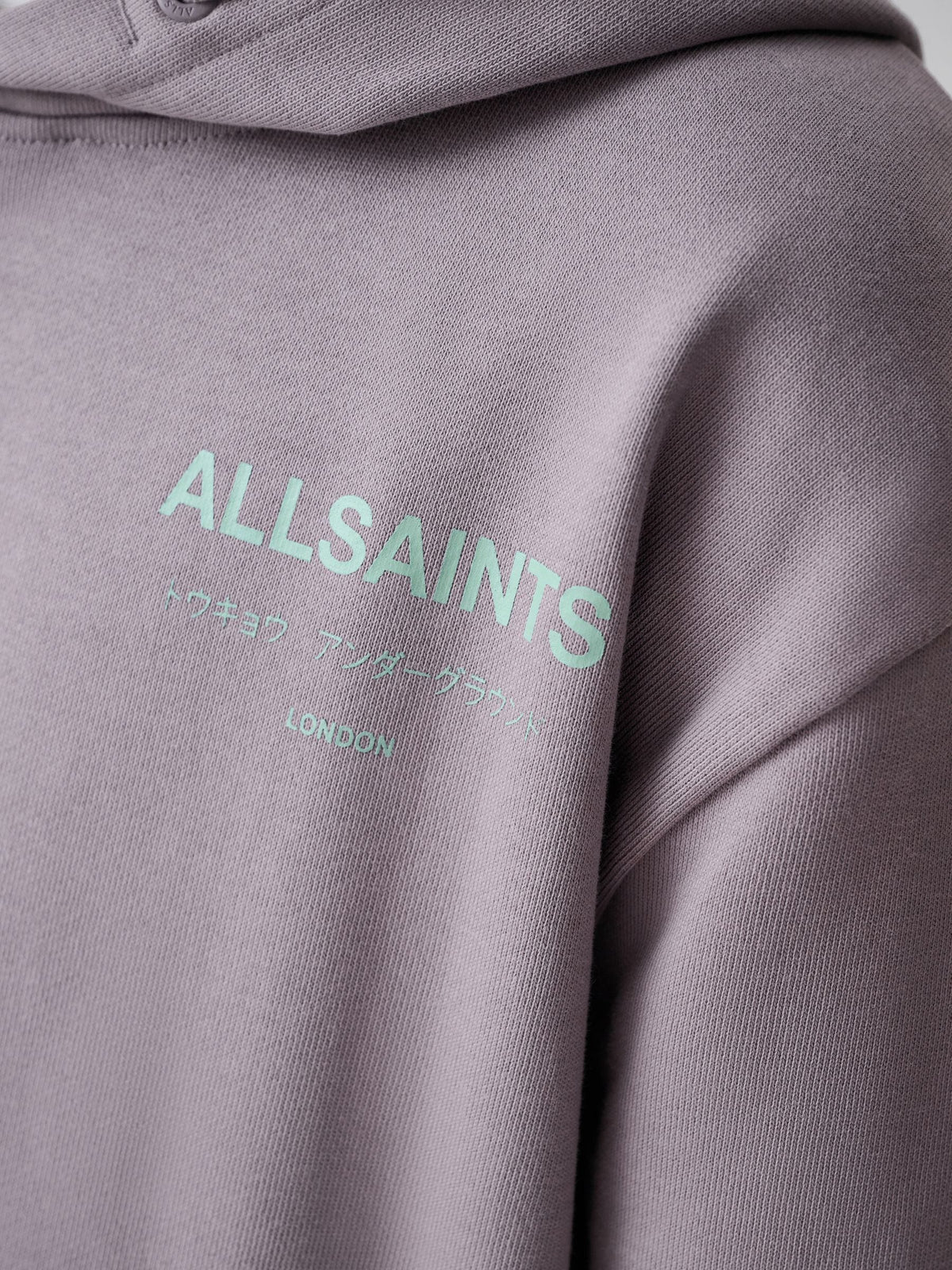 smALLSAINTS Purple Underground Oversized Pullover Hoodie - image 6