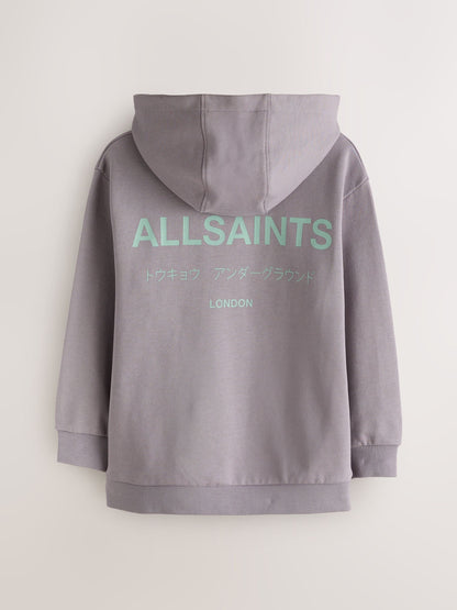 smALLSAINTS Purple Underground Oversized Pullover Hoodie - image 9