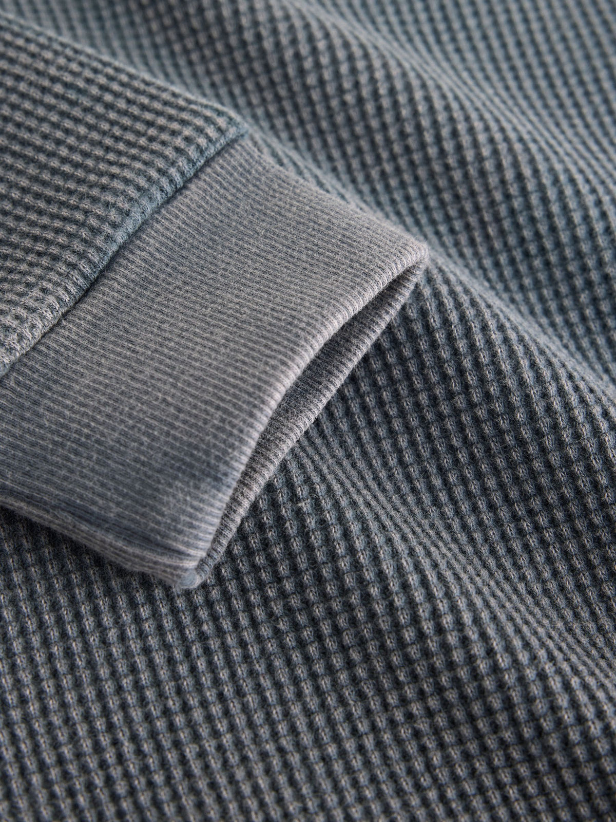 smALLSAINTS Grey Orlando Oversized Waffle Sweatshirt - image 10