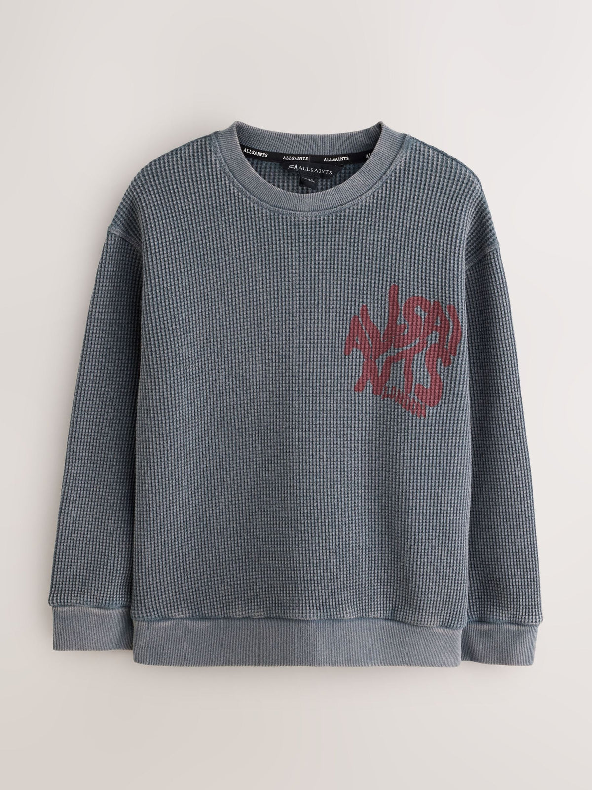 smALLSAINTS Grey Orlando Oversized Waffle Sweatshirt - image 7