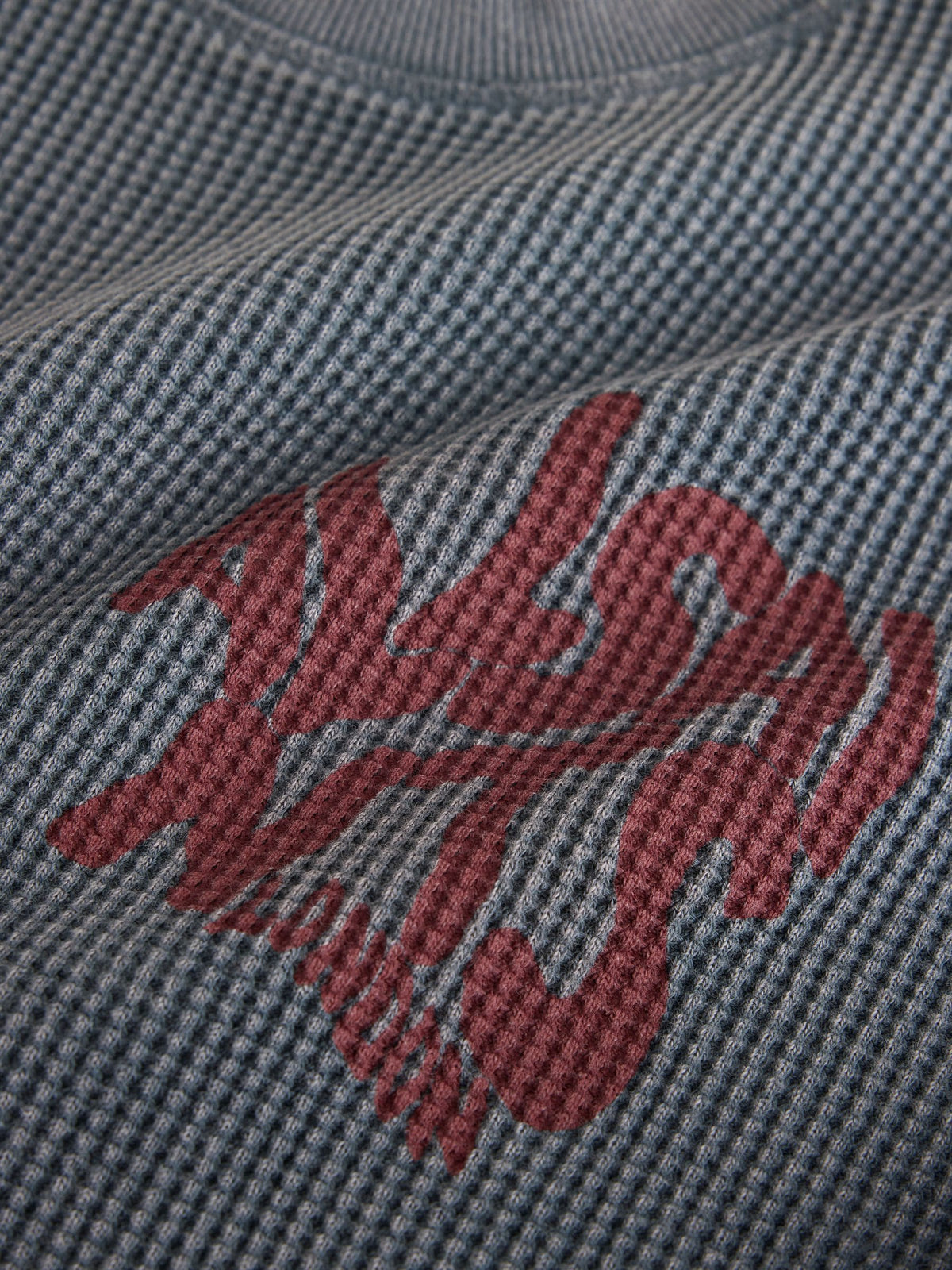 smALLSAINTS Grey Orlando Oversized Waffle Sweatshirt - image 9