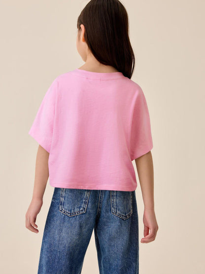 Dsiney Kidz - Pink Chilli Boxy Graphic T-Shirt (3-16yrs) image 3