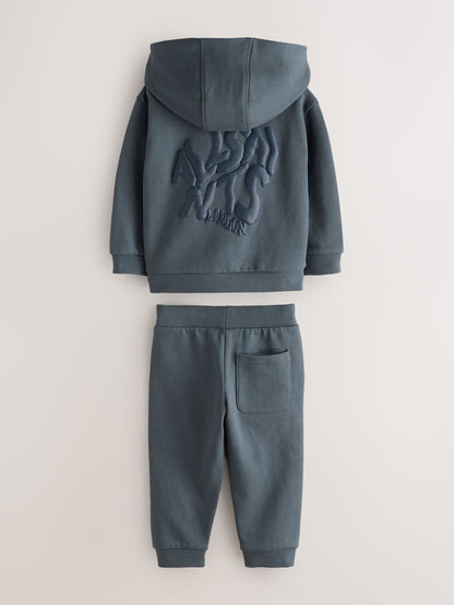 smALLSAINTS Mid Blue Orlando Hoodie and Joggers Younger Set - image 11