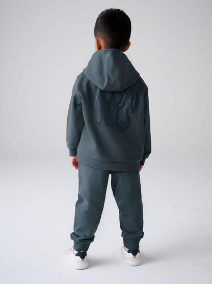 smALLSAINTS Mid Blue Orlando Hoodie and Joggers Younger Set - image 2