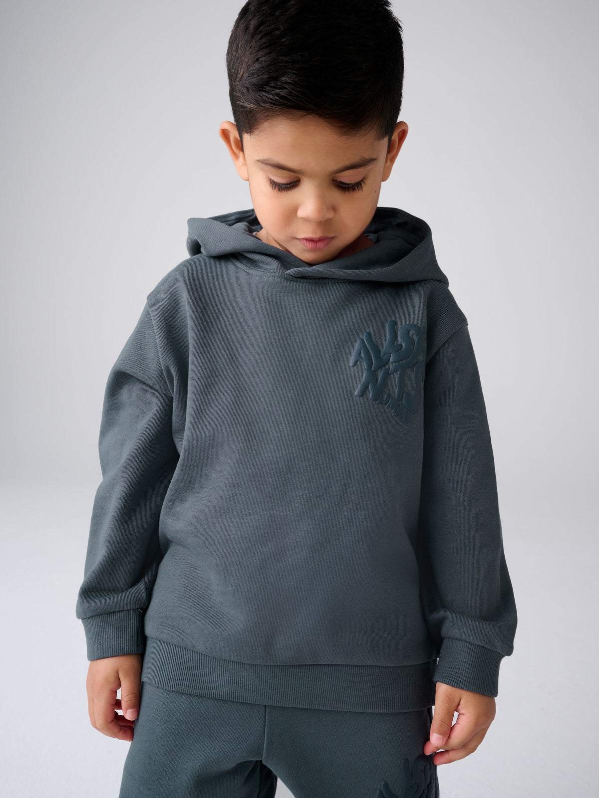 smALLSAINTS Mid Blue Orlando Hoodie and Joggers Younger Set - image 3