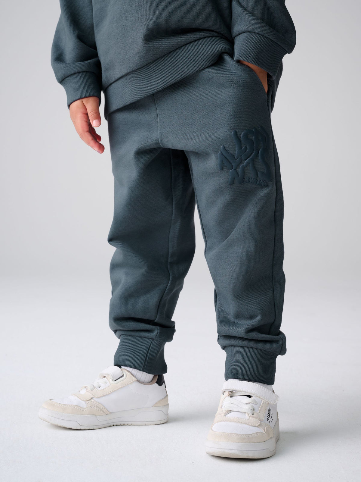 smALLSAINTS Mid Blue Orlando Hoodie and Joggers Younger Set - image 4