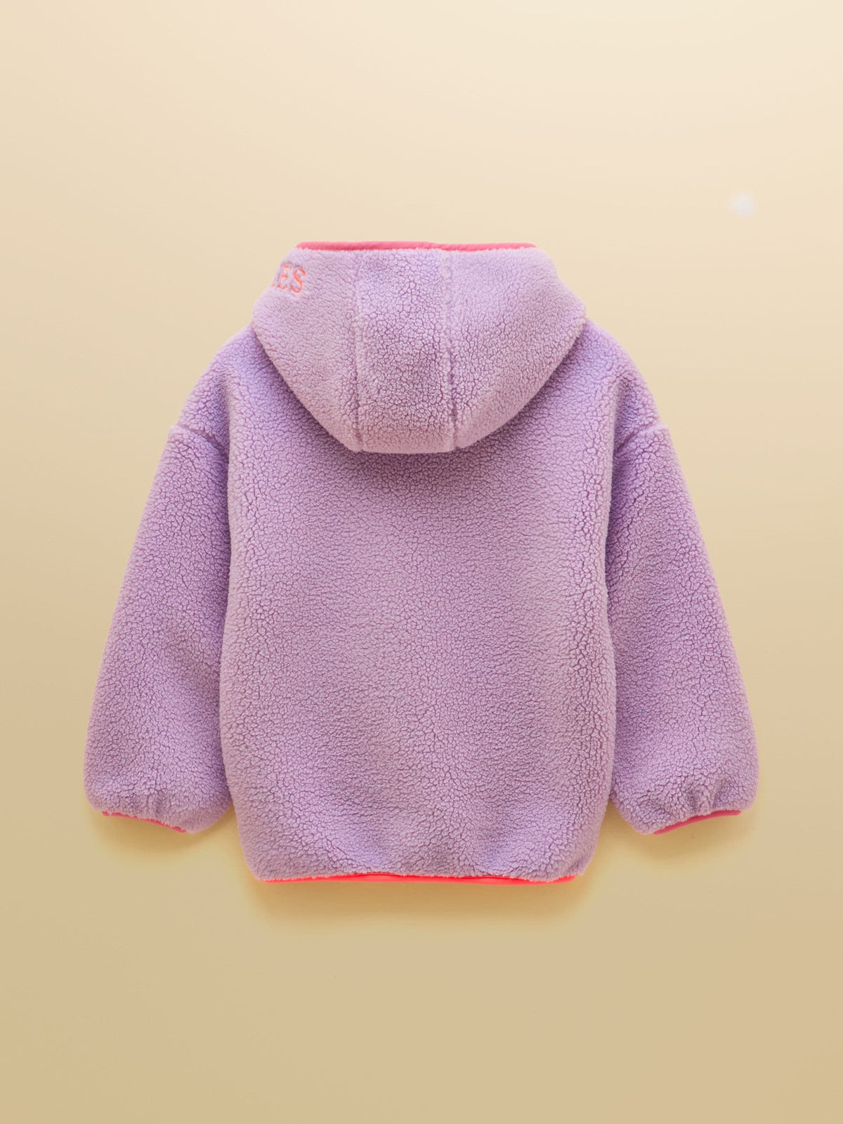 Joules Girls' Ellis Lilac Purple Zip Up Fleece - image 2