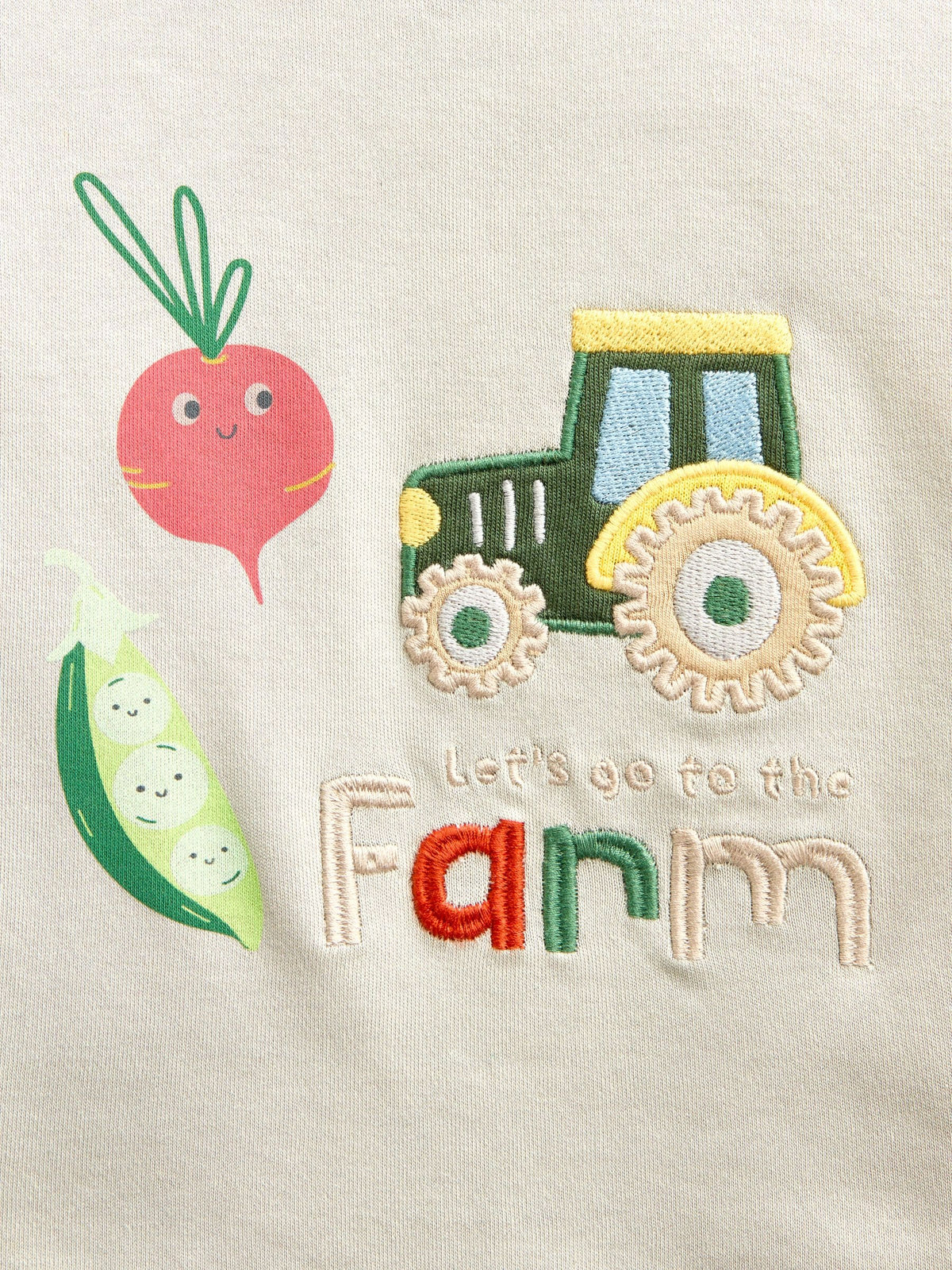 Jojo Maman Bébé Green Farm 2-Pack Jersey Pyjamas - image 13