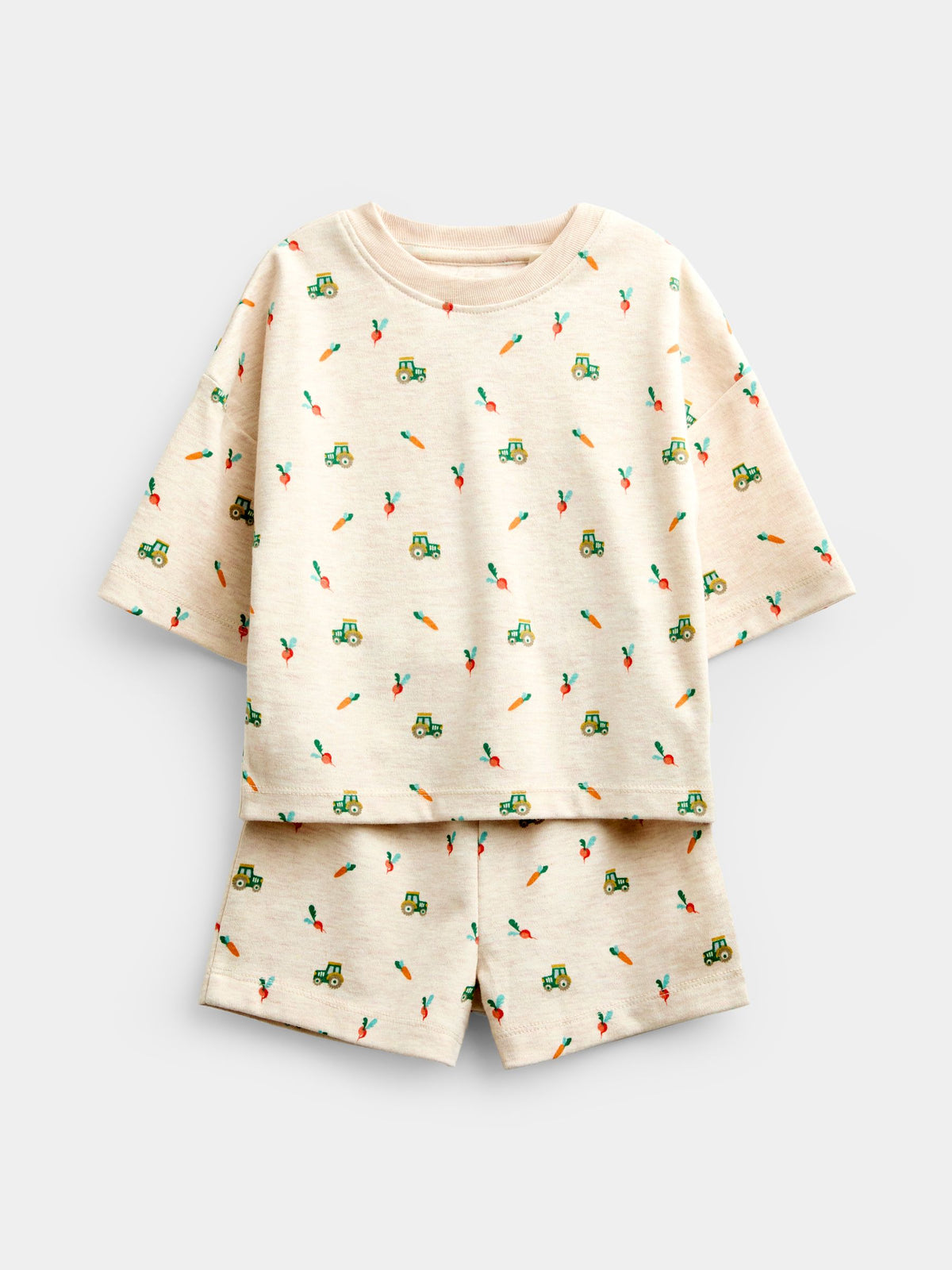 Jojo Maman Bébé Green Farm 2-Pack Jersey Pyjamas - image 3