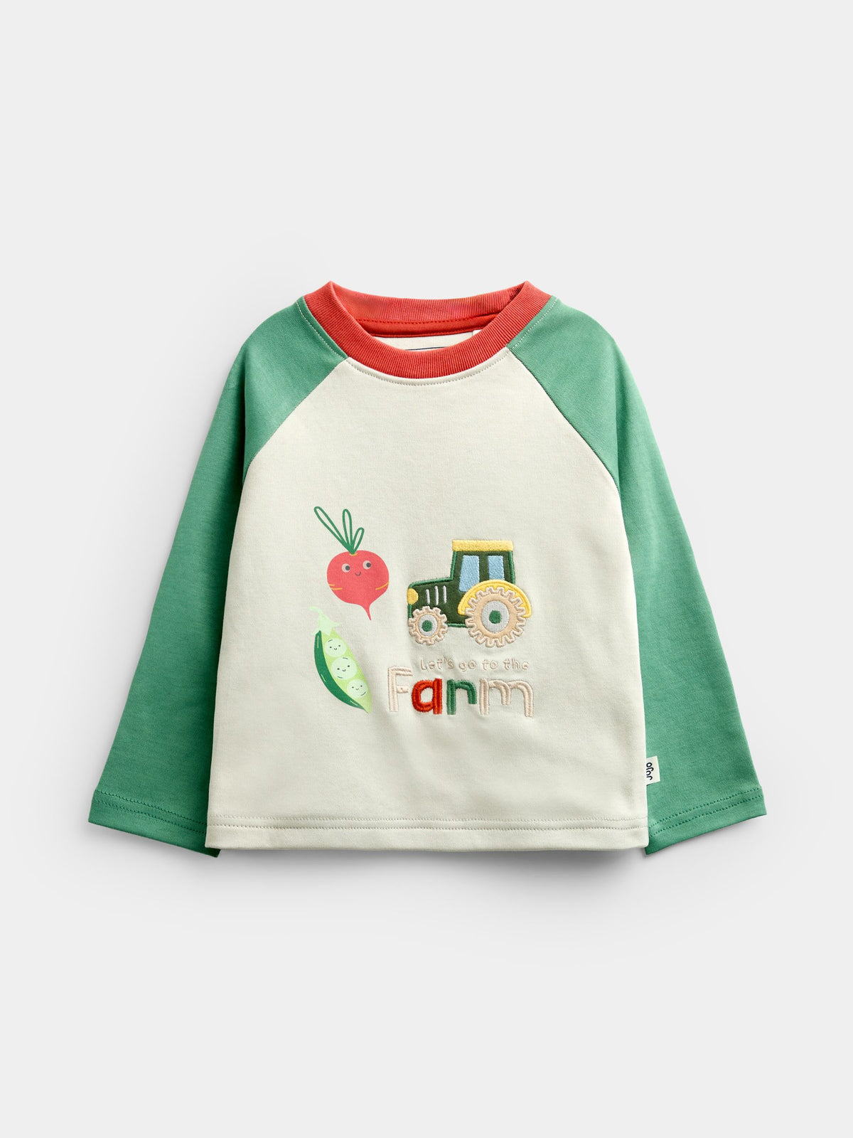Jojo Maman Bébé Green Farm 2-Pack Jersey Pyjamas - image 4