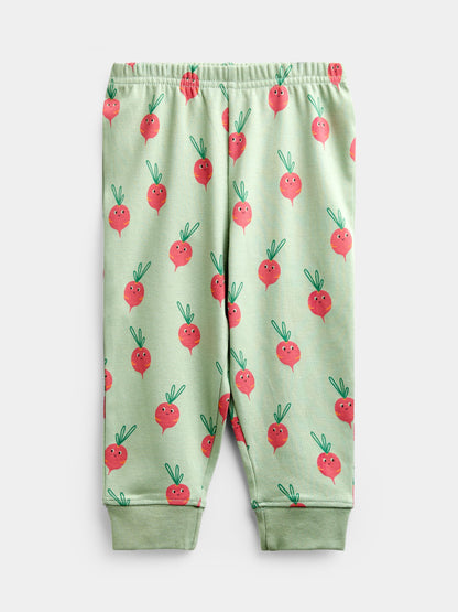 Jojo Maman Bébé Green Farm 2-Pack Jersey Pyjamas - image 6