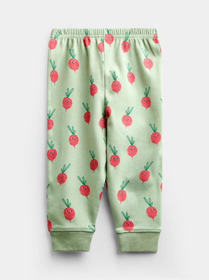 Jojo Maman Bébé Green Farm 2-Pack Jersey Pyjamas - image 7