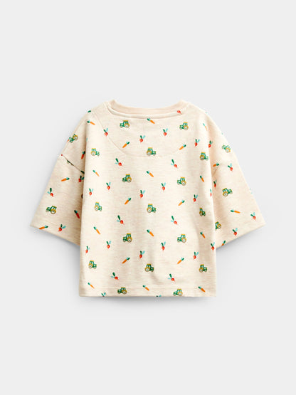 Jojo Maman Bébé Green Farm 2-Pack Jersey Pyjamas - image 9