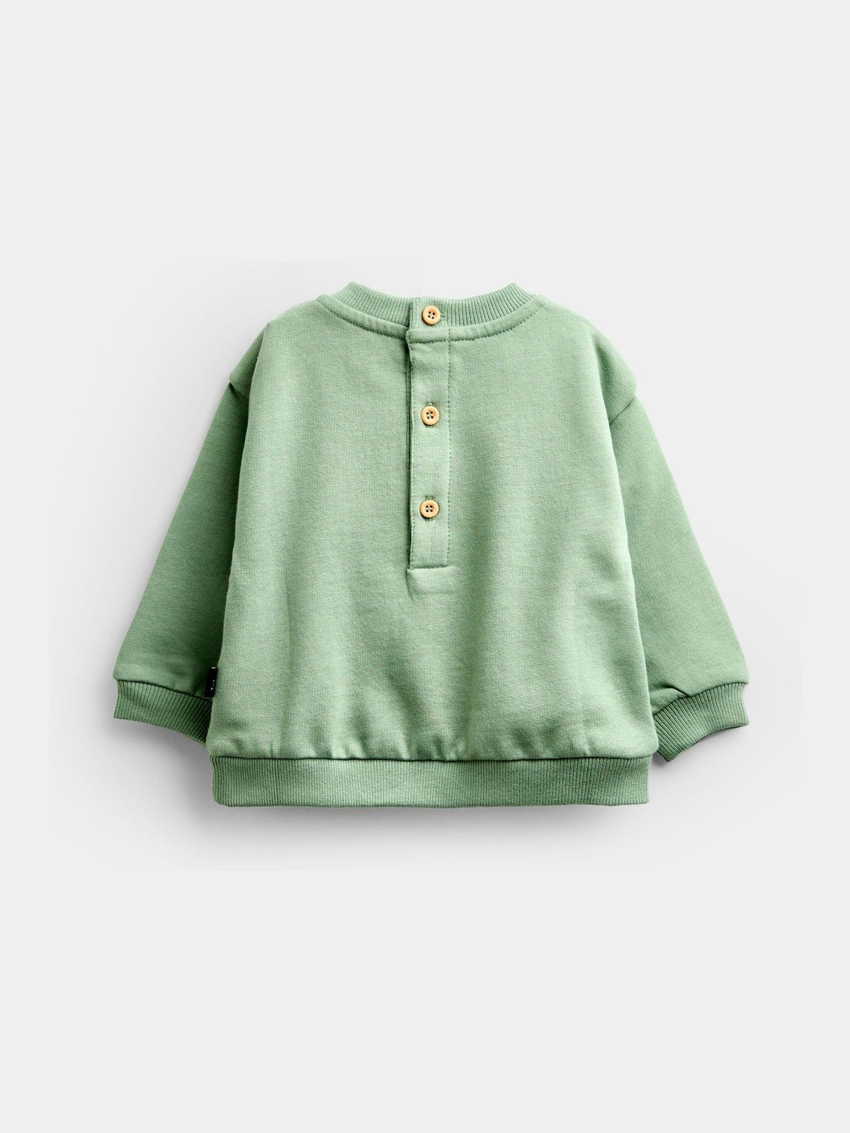 Dsiney Kidz - Jojo Maman Bébé Green Farmyard Baby Appliqué Sweatshirt & Jogger Set image 3