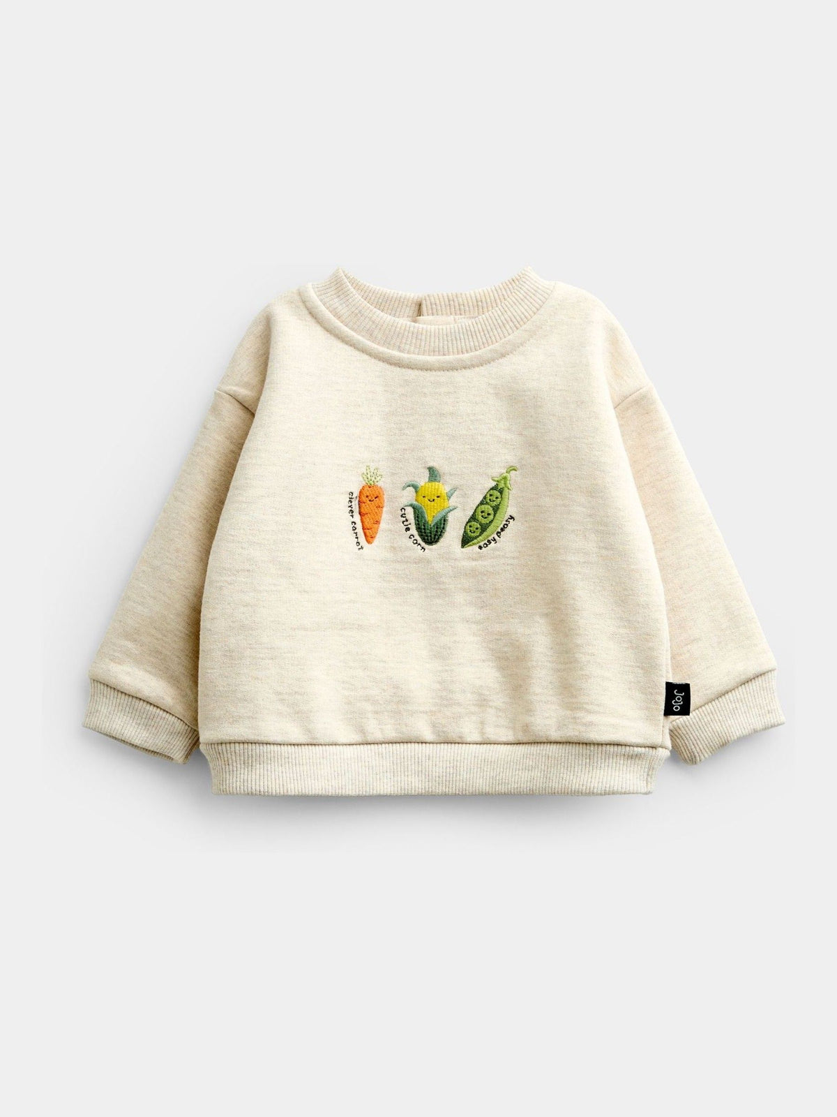 Dsiney Kidz - Jojo Maman Bébé Green Vegetable Appliqué Sweatshirt & Jogger Set image 3
