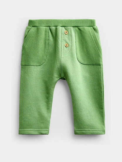 Jojo Maman Bébé Green Vegetable Appliqué Sweatshirt & Jogger Set image 4