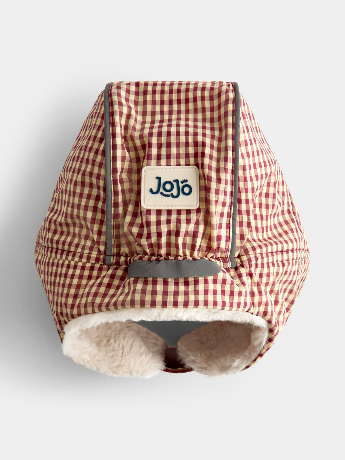 JoJo Maman Bébé Brown Gingham Cosy Trapper Hat - image 2