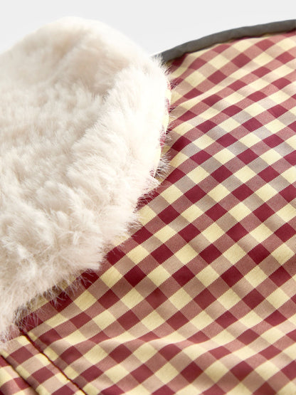 JoJo Maman Bébé Brown Gingham Cosy Trapper Hat - image 3