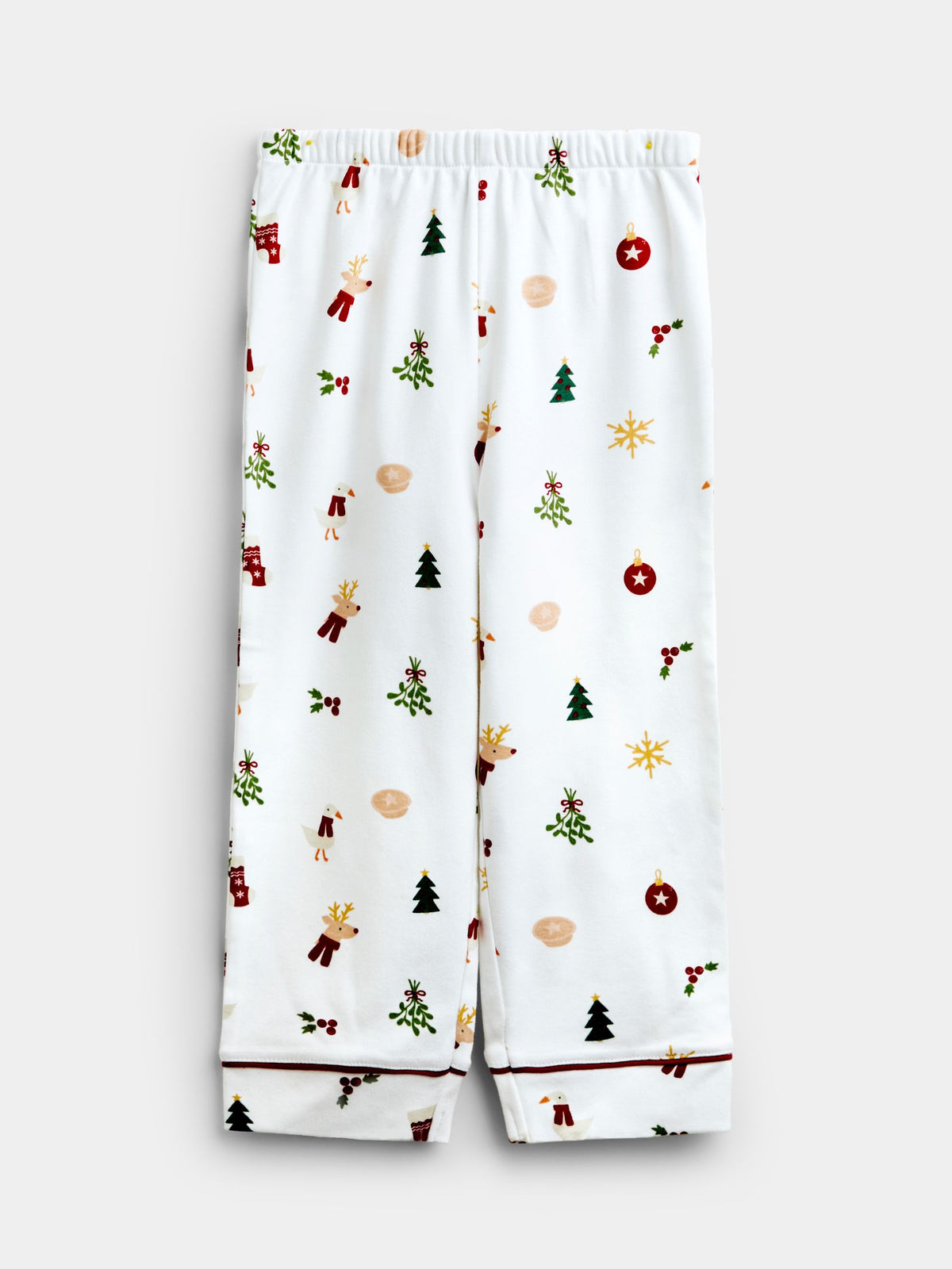 JoJo Maman Bébé White Christmas Letter to Santa Pyjamas - image 4