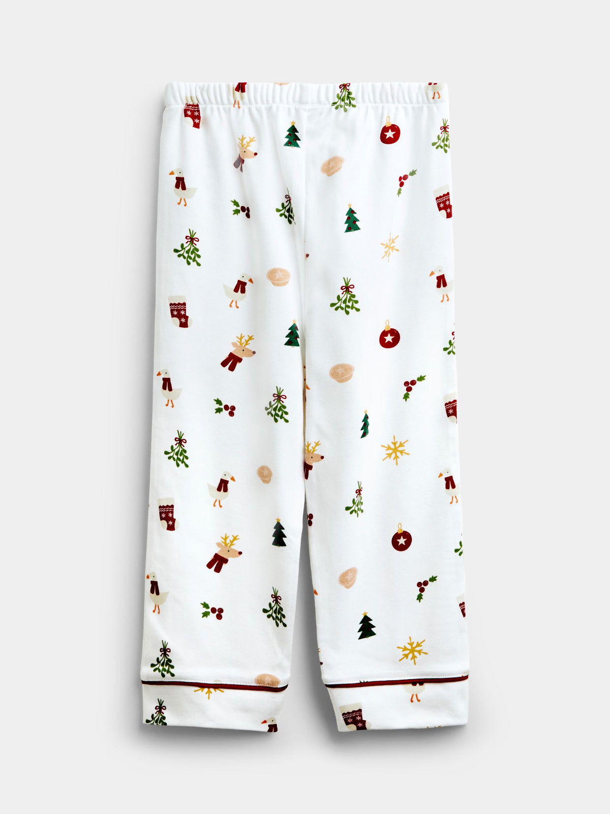 JoJo Maman Bébé White Christmas Letter to Santa Pyjamas - image 5