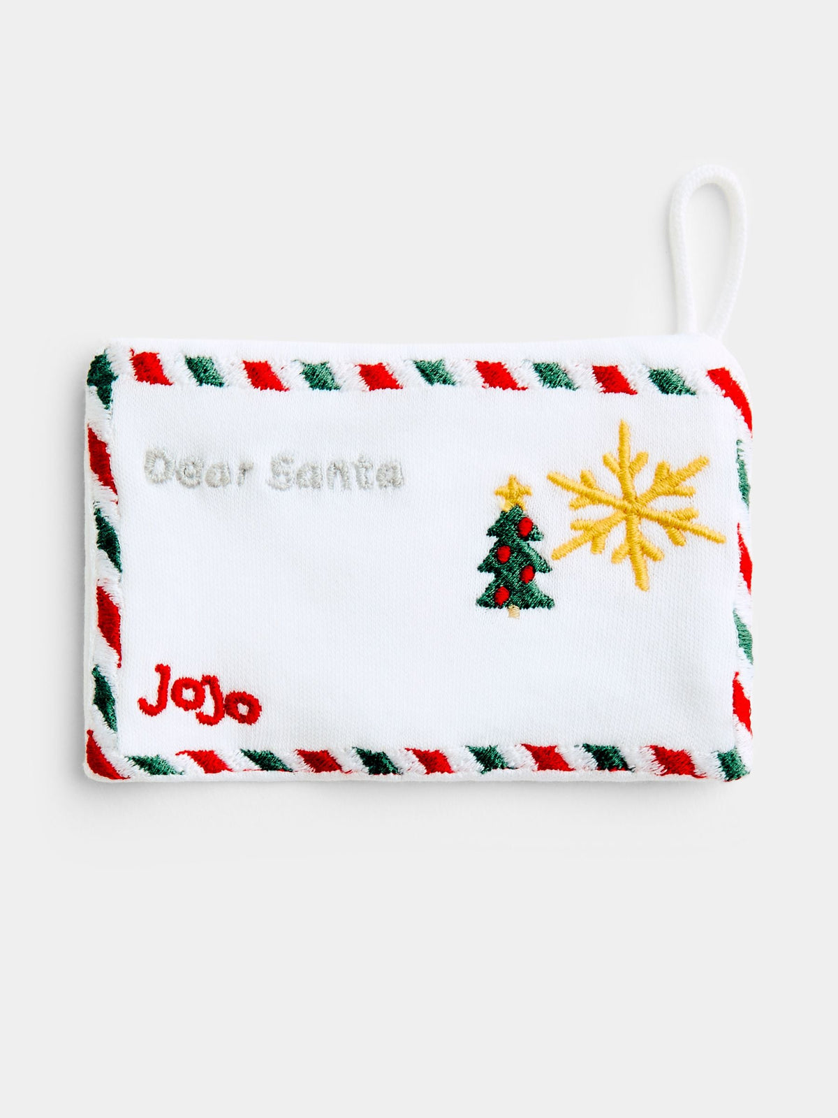 JoJo Maman Bébé White Christmas Letter to Santa Pyjamas - image 6