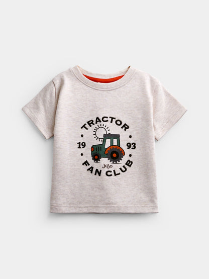 Dsiney Kidz - JoJo Maman Bébé Khaki Green Check Brushed Shirt & T-Shirt image 3