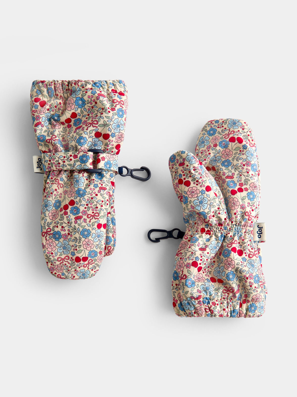 JoJo Maman Bébé Stone Ditsy Fleece Lined Mittens - image 3