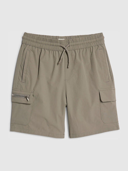 Dsiney Kidz - River Island Warm Grey Zip Pocket Cargo Shorts image 1