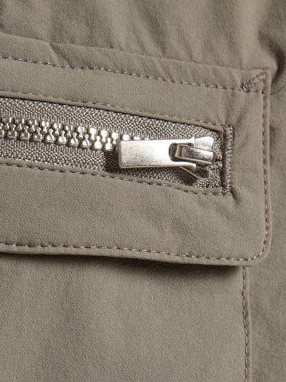 Dsiney Kidz - River Island Warm Grey Zip Pocket Cargo Shorts image 4