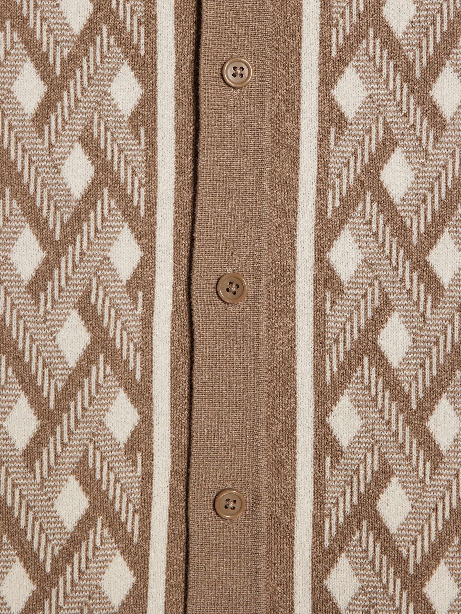 Dsiney Kidz - River Island Natural Geo Print Knitted Shirt image 5