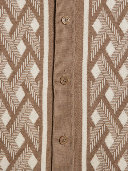 Dsiney Kidz - River Island Natural Geo Print Knitted Shirt image 5